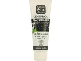 Naturabio branqueador creme dental sem fluoreto hortelã BIO 75ml