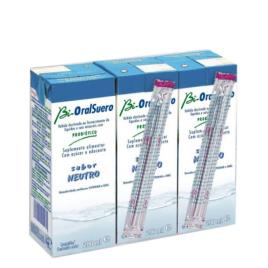 Bi-Oral Suero Solução Oral Sabor Neutro 3x200ml