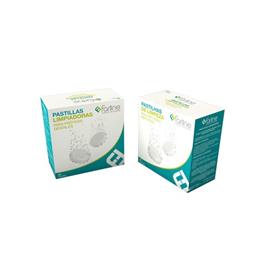 Almofadas de limpeza para próteses dentárias  32 unidades