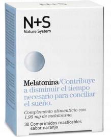 N + S Nature System 30 comprimidos Mastigáveis Sabor Laranja