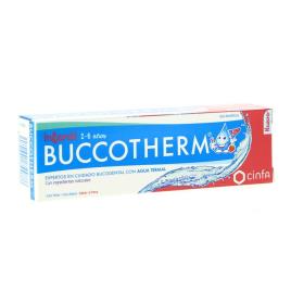 Creme dental infantil Buccotherm 2-6 anos 50ml sabor morango