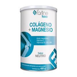 Colágeno com sabor de magnésio Farline Neutral 400Gr