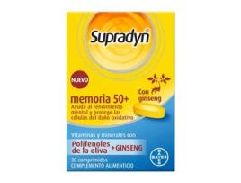 Memória +50 Anos Vitaminas 30 Comprimidos