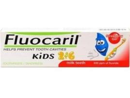 FLUOCARIL KIDS PASTA DENTES PREVENÇÃO CARIES MORANGO