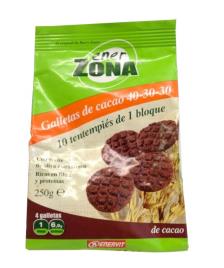 Biscoitos Enerzona de unidades de cacau 40