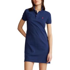 Polo Ralph Lauren Vestido curto estilo polo, mangas curtas