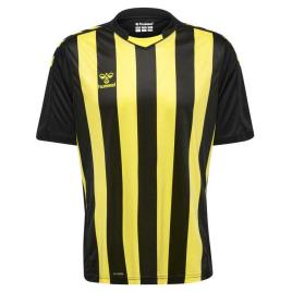 Hummel Camiseta Manga Corta Core Xk Striped M Black / Blazing Yellow