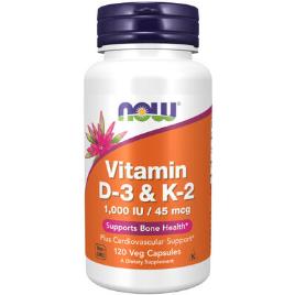 Suplemento Now Vitamina D3+K2+C