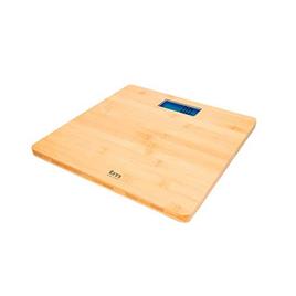 Balança digital para casa de banho TM Electron Castanho Bambu