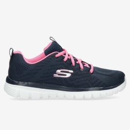 Skechers Graceful Running - Preto - Sapatilhas Mulher