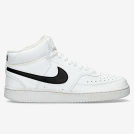 Nike Court Vision Mid NN - Branco - Sapatilhas Bota Homem
