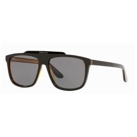 Gucci Eyewear Óculos de sol unisexo GG1039S 58 Acetate Black-Grey