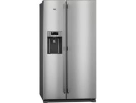 Frigorífico Americano AEG RMB76121NX F (No Frost - 178 cm - 570 L - Inox)