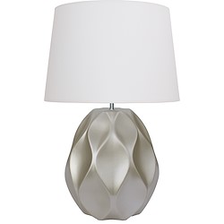 Candeeiro de mesa CERÂMICA INFINITY E27 1 LÂMPADA DOURADO