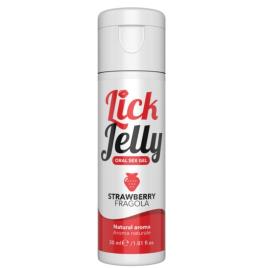 LICK GELÉIA LUBRIFICANTE DE MORANGO 30 ML