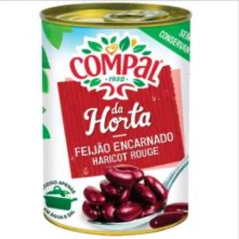 Feijão Vermelho Lata Compal 410g