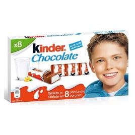 Chocolate Leite Kinder T8 100g