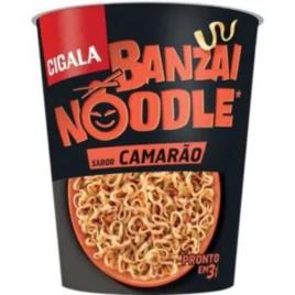 Banzai Noodles Sabor Camarão Cigala 67g