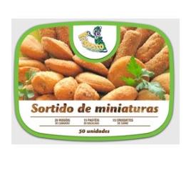 Salgados em Miniatura Congelados Frigosto 50un