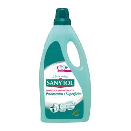 Limpador Desinfetante Pavimentos & Superfícies Eucalipto Sanytol 1200mL