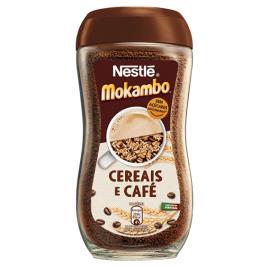 Bebida Solúvel Cereais e Café Mokambo Frasco 200g