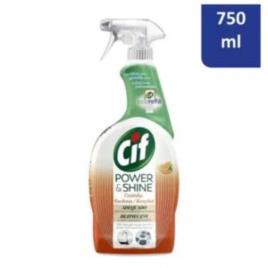 Spray Power & Shine Cozinha Cif 750 mL