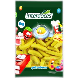 Gomas Bananas Interdoces 1kg