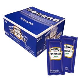 Maionese Saquetas Individuais 10ml Heinz Cx.200 unid