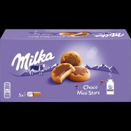 Bolachas Choco Mini Stars Milka 185g