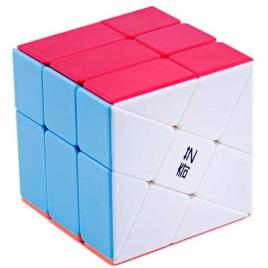 Gancube Cubo Rubik Sem Adesivo Windmill 3x3 One Size Multicolour