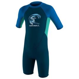O´neill Wetsuits Voltar Zip Suit Junior Reactor Spring 2 Mm 2 Slate / Ltaqua / Ocean