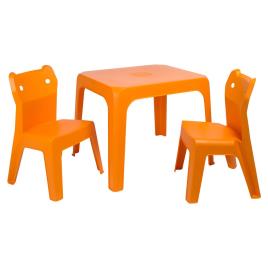 Garbar Mesa E Jan Cat 2 Cadeiras Definir One Size Orange