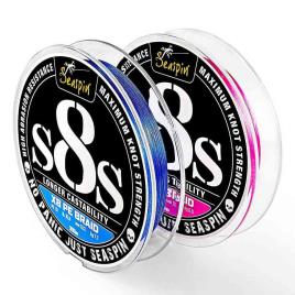 Seaspin Trançado S8s X8 300 M 0.230 mm Blue