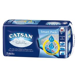 Catsan Smart Pack areia absorvente - 2 rolos