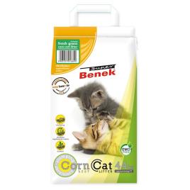 Super Benek Corn Cat Fresh Grass areia vegetal aglomerante - Pack económico: 3 x 7 l (13,2 kg aprox.)