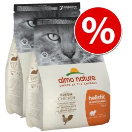 Pack económico: Almo Nature pack duplo  - Holistic Adult: frango e arroz (2 x 12 kg)