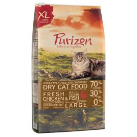 Purizon Large Adult frango e peixe sem cereais - Pack económico: 2 x 6,5 kg