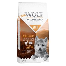 Wolf of Wilderness Junior Soft Wide Acres com frango - 12 kg