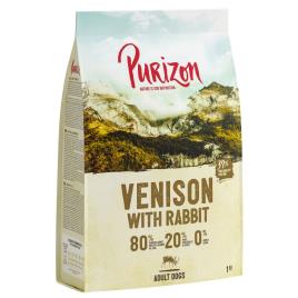 Purizon Adult Veado com coelho - sem cereais - 12 kg