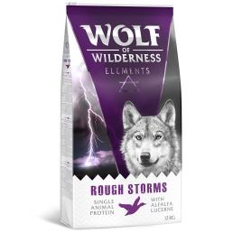 Wolf of Wilderness Rough Storms com pato - Pack económico: 2 x 12 kg