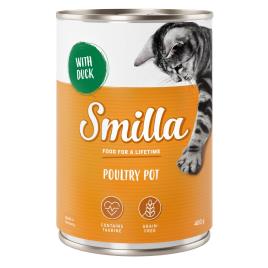 Smilla pedaços tenros de aves 6 x 400 g - Aves com corações de aves