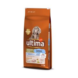 Ultima Medium-Maxi Junior com frango - Pack económico: 2 x 12 kg