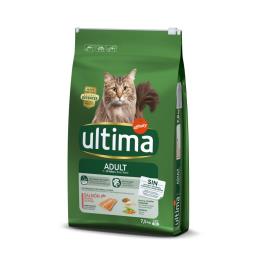 Ultima Adult com salmão para gatos - 7,5 kg