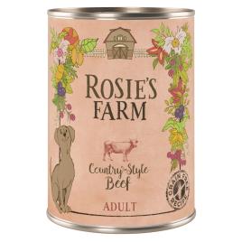 Rosie's Farm Adult 24 x 400 g - Pack económico - Vaca