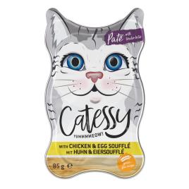Catessy Soufflé com frango e ovo - 18 x 85 g