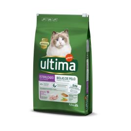 Ultima Sterilized Hairball para gatos - 7,5 kg