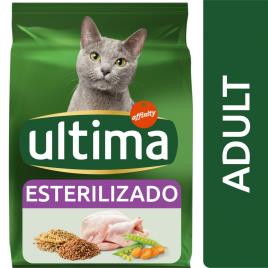 Ultima Sterilized Adult com frango para gatos - Pack económico: 2 x 10 kg