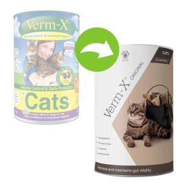 Verm-X snacks para higiene intestinal dos gatos - 60 g