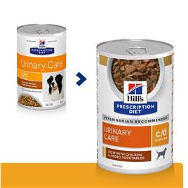 Hill's Prescription Diet c/d Urinary Care ensopado para cães - Pack económico: 48 x 354 g