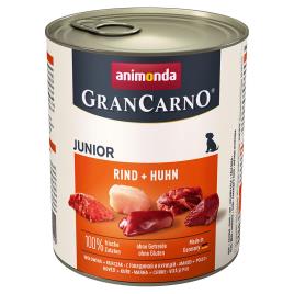 Animonda GranCarno Original Junior 6 x 800 g - Vaca e frango